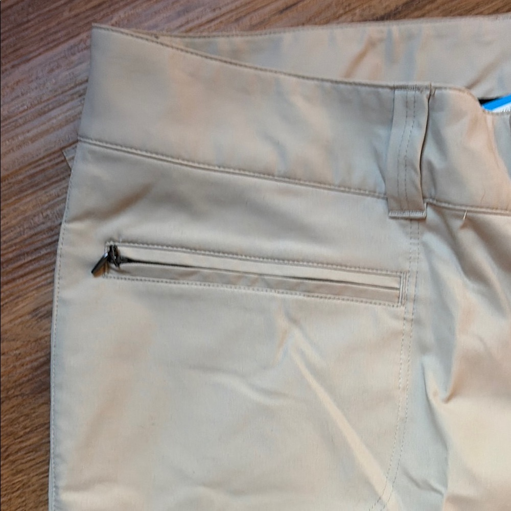 New Columbia Women's Tan Pants 10 Short - Picture 4 of 6